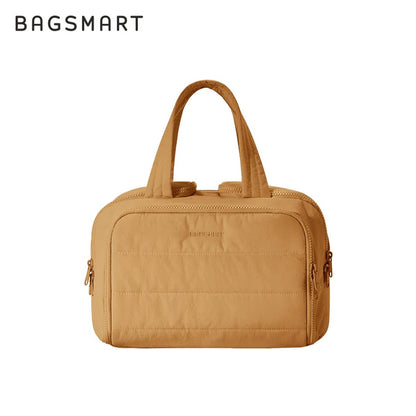 Neceser acolchado Bagsmart de gran capacidad para viaje (cosméticos y artículos de baño)