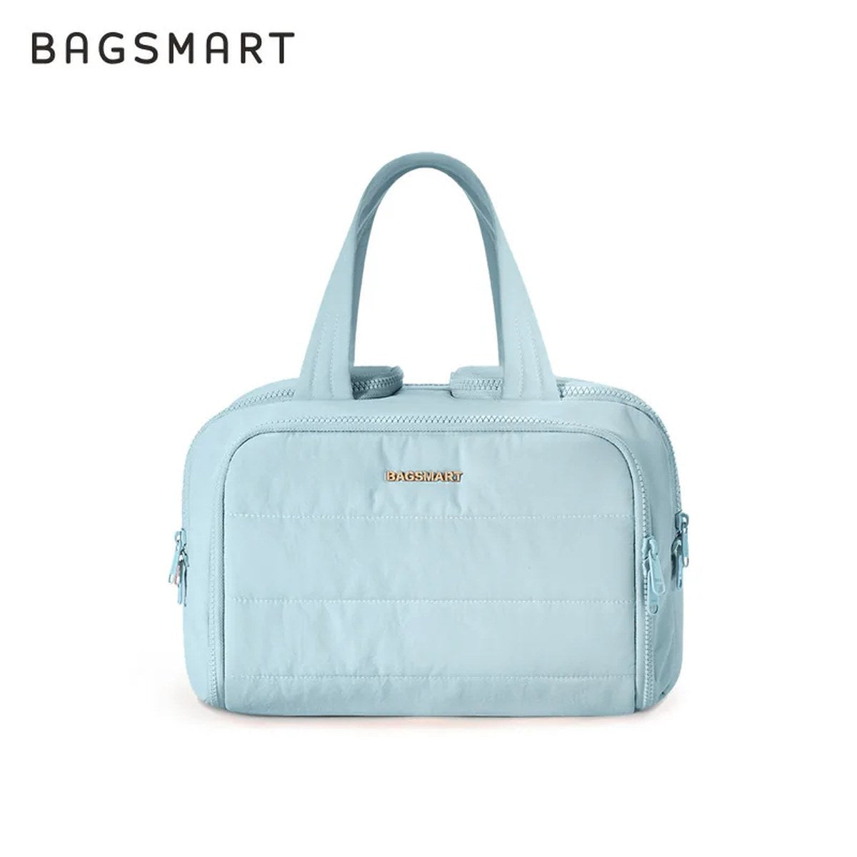 Neceser acolchado Bagsmart de gran capacidad para viaje (cosméticos y artículos de baño)