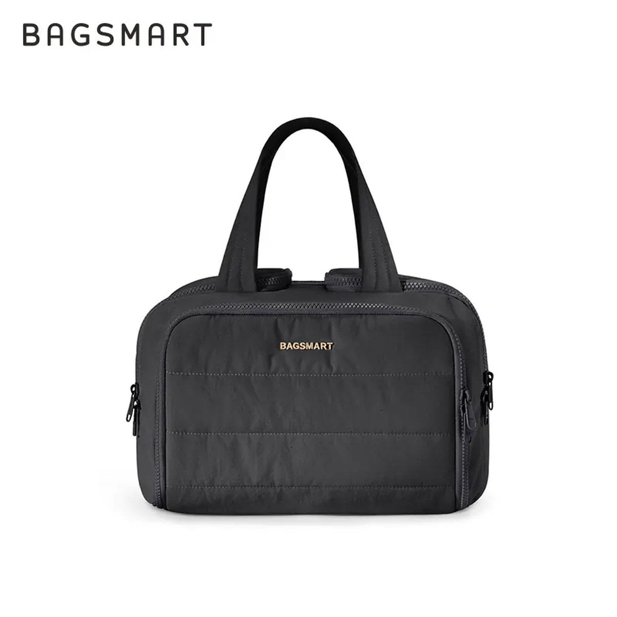 Neceser acolchado Bagsmart de gran capacidad para viaje (cosméticos y artículos de baño)