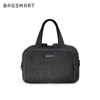 Neceser acolchado Bagsmart de gran capacidad para viaje (cosméticos y artículos de baño)