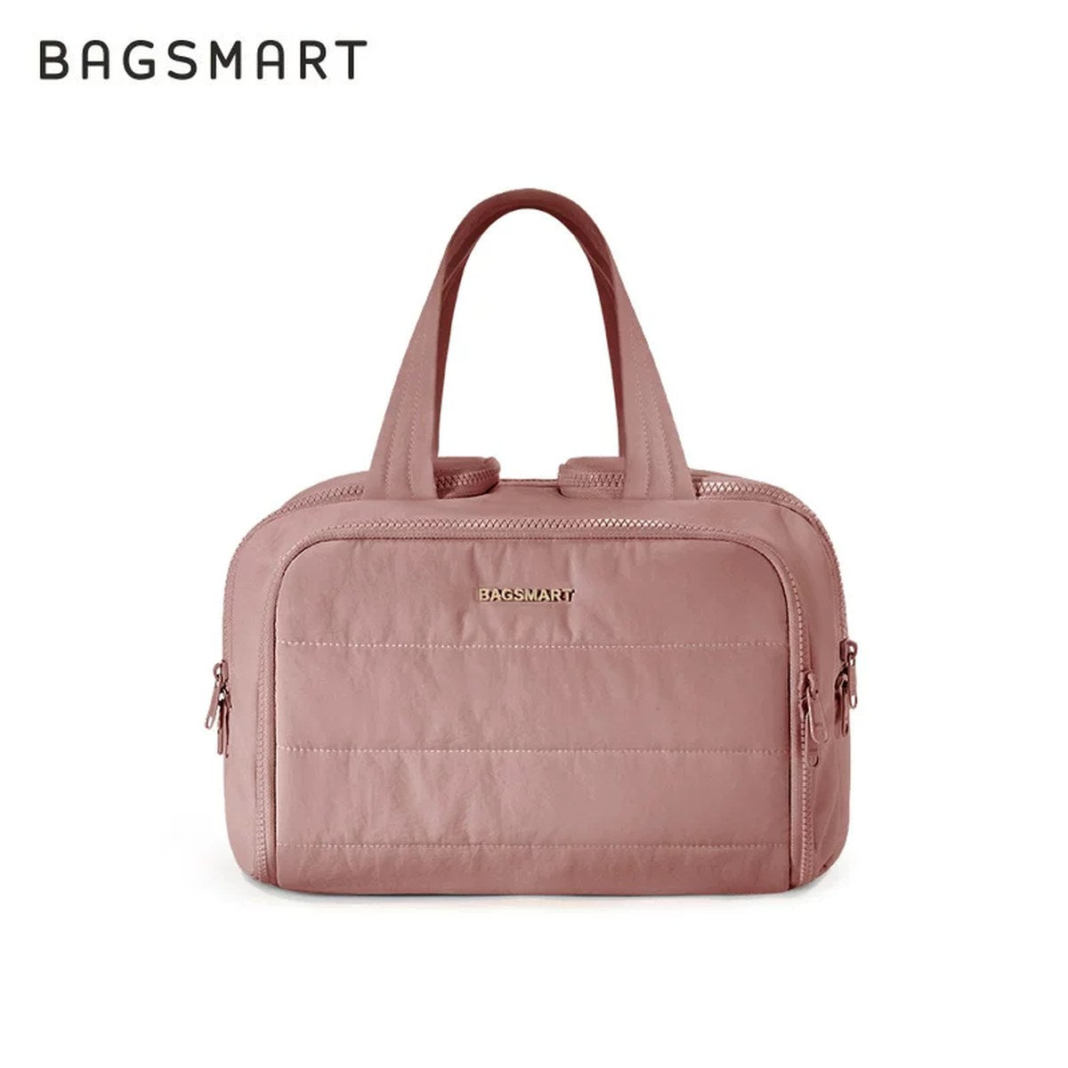 Neceser acolchado Bagsmart de gran capacidad para viaje (cosméticos y artículos de baño)