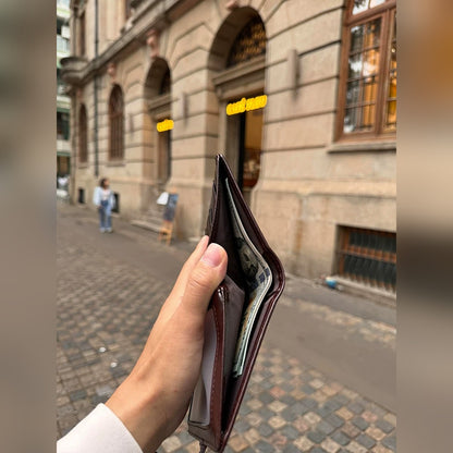 Cartera porta pasaporte con bloqueo RFID para 2 pasaportes, tarjetas y boletos