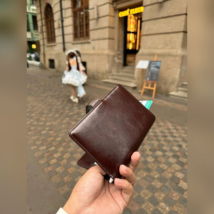 Cartera porta pasaporte con bloqueo RFID para 2 pasaportes, tarjetas y boletos