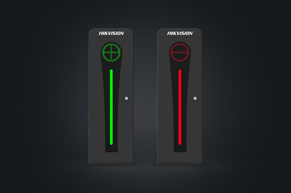 (NO Incluye Brazo) Barrera Vehicular IZQUIERDA / Compatible con Brazos Iluminados, Telescópicos, Articulados o con Sistema de Abatimiento (No