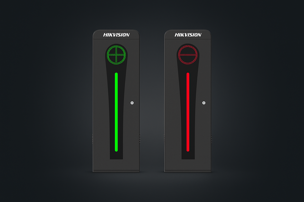 Barrera Vehicular con Brazo Iluminado Led 4 mts INCLUIDO / Izquierda / Alto Desempeño / Brushless / Semáforo Rojo-Verde en Gabinete / Incluye 2