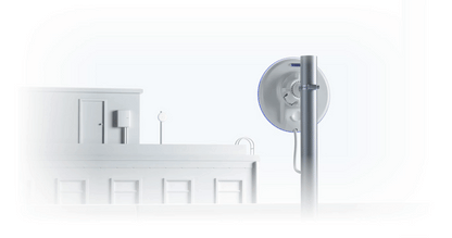 Kit UniFi Building Bridge de 1+ Gbps en 60 GHz con radio redundante en 5 GHz, alcance de hasta 500 m