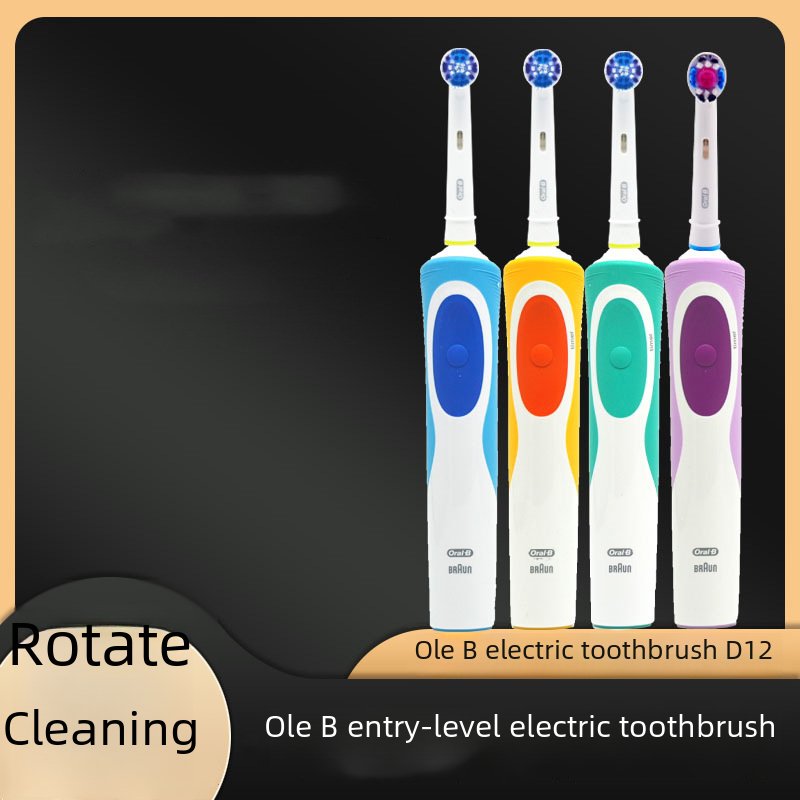 Cepillo de Dientes Electrico Oral B D12 y D100 Adulto Recargable Rotativo de Cerdas Suaves