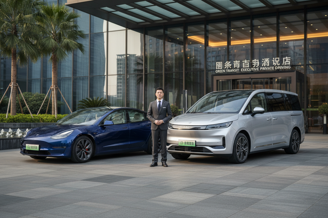 Chofer Privado en China 8 Horas (Auto con Conductor + Ruta Flexible)