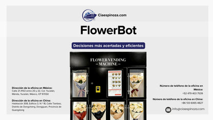 FlowerBot - máquina expendedora de flores CIAESPINOZA