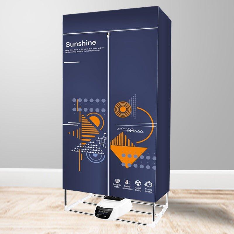 Closet Secador de ropa con control remoto portátil plegable con Luz Ultra Violeta y Esterilización por Iones - Ciaespinoza.com