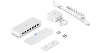 USW Ultra 60W Switch de 8 Puertos GbE (7 Puertos PoE+ y 1 Puerto Entrada PoE++) con Opciones de Montaje Versátiles