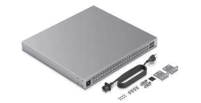 UniFi Switch Pro Max 48 POE, con funciones capa 3, 48 puertos (16 puertos 2.5 GbE (8 POE++ y 8 POE+) y 32 puertos 1 GbE (24 POE+ y 8 POE++)), 2