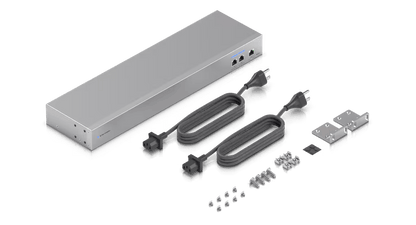 UniFi USW-WAN – Switch WAN Capa 2 con 3 Puertos RJ45 10 GbE y 1 Puerto RJ45 GbE y Alimentación CA Redundante para Alta Disponibilidad con UniFi