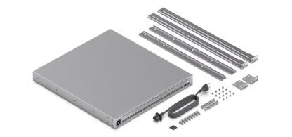 UniFi Switch USW-Pro-XG-24-PoE / Capa 3 / 24 puertos PoE+++ (16 × 10 GbE, 8 × 2,5 GbE) + 2 puertos SFP28 25 G / 720 W PoE total
