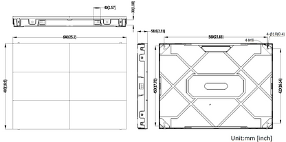 Modulo LED Full Color / SMD / Pixel Pitch 1.8mm / Resolución 344 X 258 / Plástico-Aluminio / Uso en Interior