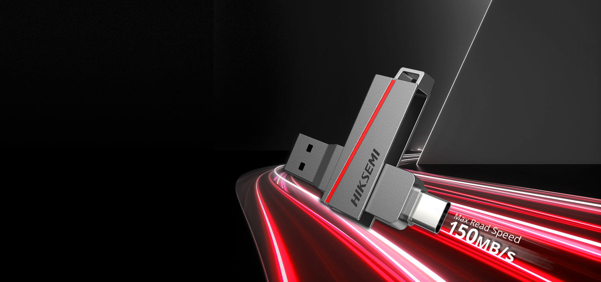 Memoria USB Dual de 16GB / USB-C y USB-A / Transferencia de Alta Velocidad / Metálica / Compatible con Dispositivos Móviles, Windows, Mac y Linux