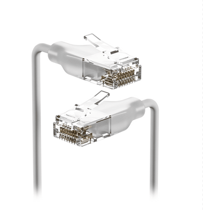 Patchcord UniFi Etherlighting de 5 Metros (16.40 Pies), hasta 10GbE / Soporta hasta PoE+++ / Conector RJ45 Transparente para Mejores Efectos de Luz