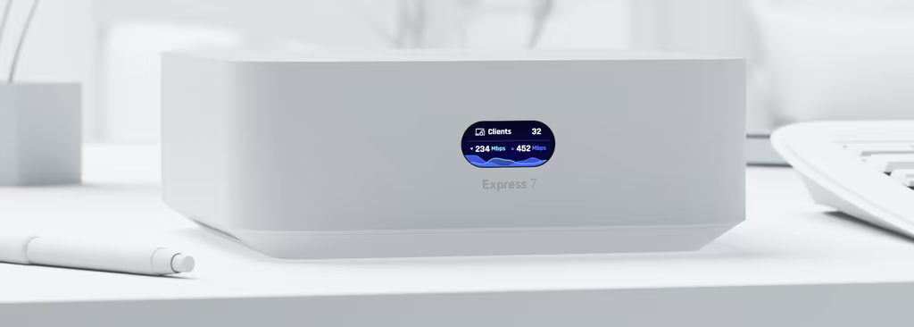 UniFi Express UX7 Cloud Gateway Compacto con WiFi 7, Ejecuta UniFi Network, Alimenta una Red Completa o Funciona como Punto de Acceso