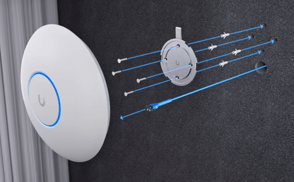 U7 Long-Range WiFi 7 Doble Banda para Interiores con Cobertura de Hasta 160 m² y Soporte para Hasta 300 Usuarios, Rango de Señal Extendido