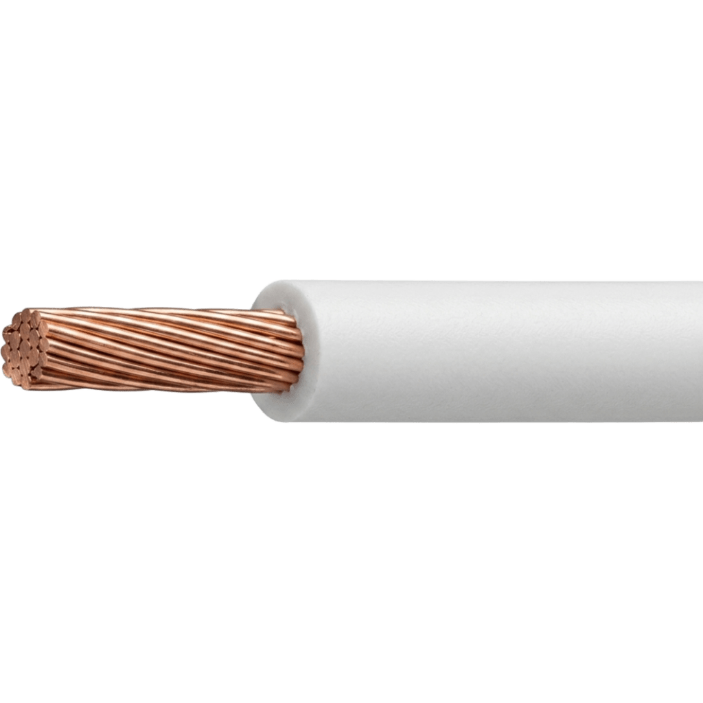 Cable THW-LS / Calibre 8 AWG / 19 Hilos / Color Blanco / Bobina 100 m (328 ft)