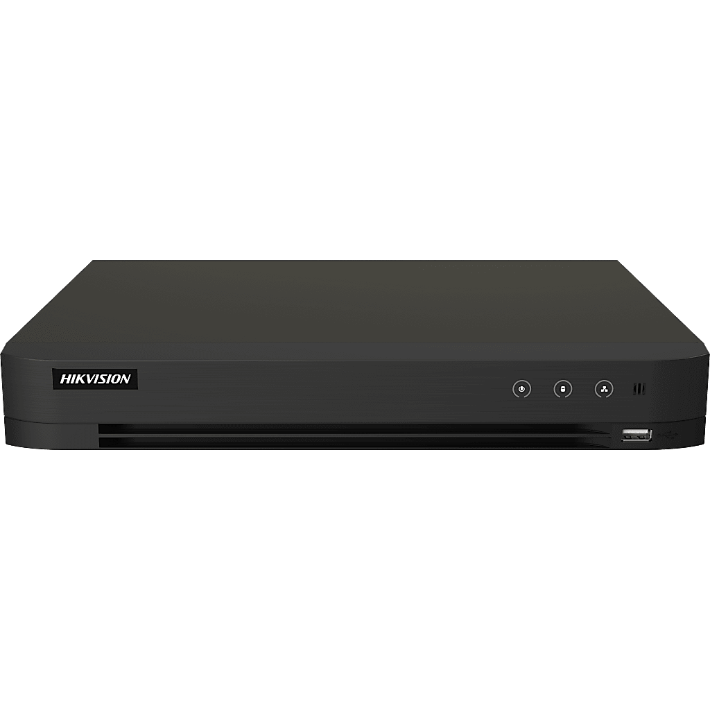 DVR 16 Canales TURBOHD + 16 Canales IP / 8 Megapixel (4K) / Audio Bidireccional / GUANLAN / Reconocimiento Facial / ACUSEARCH / 2 Bahias de Disco