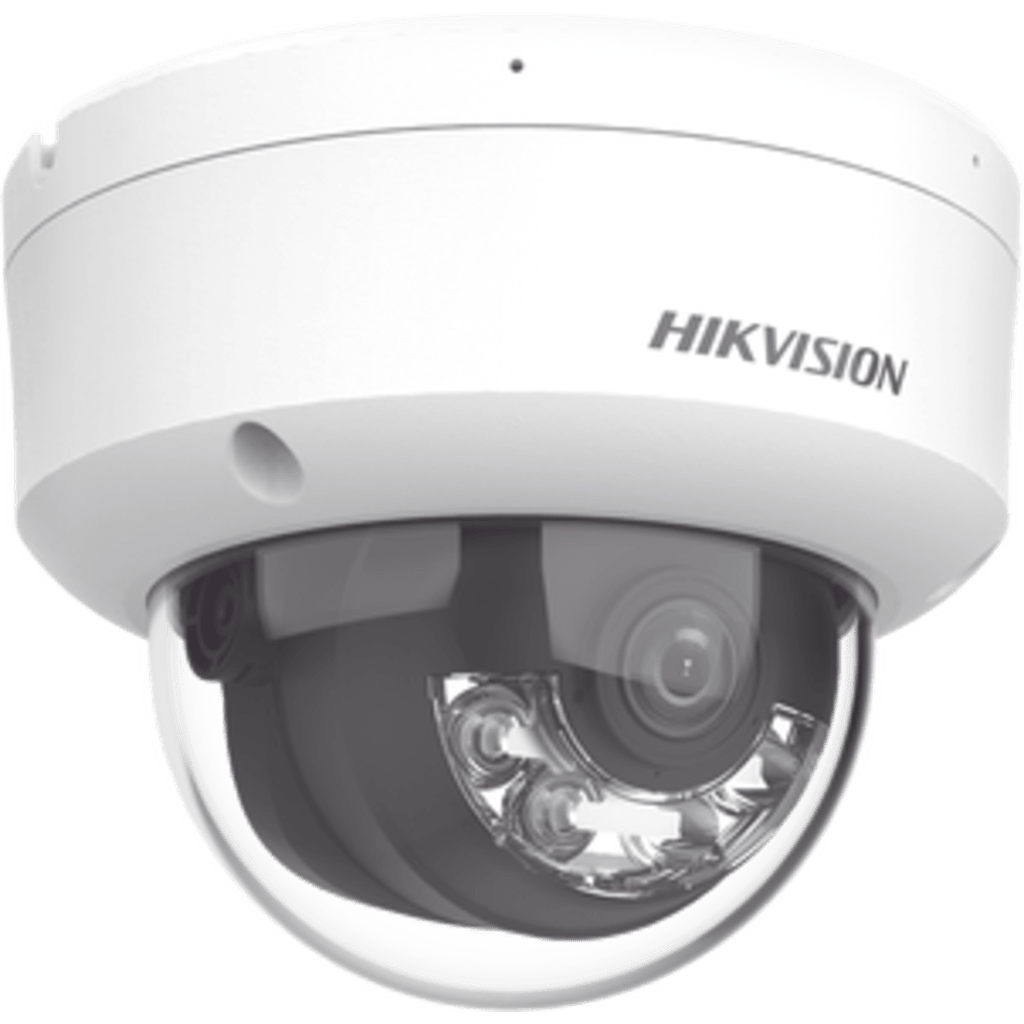 [Dual Light] Domo IP 2 Megapixel / Lente 2.8 mm / 30 mts IR + Luz Blanca / Micrófono Integrado / Antivandálico IK08 / ACUSENSE Lite / Exterior IP67