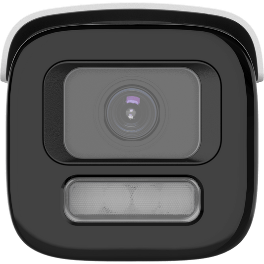 [Dual Light + ColorVu 3.0 + HikAI] Bala IP 4 Megapixel / Lente Mot. 2.8 a 12 mm / 60 mts IR + Luz Blanca / Exterior IP67 / WDR 130 dB / ACUSENSE 3.0