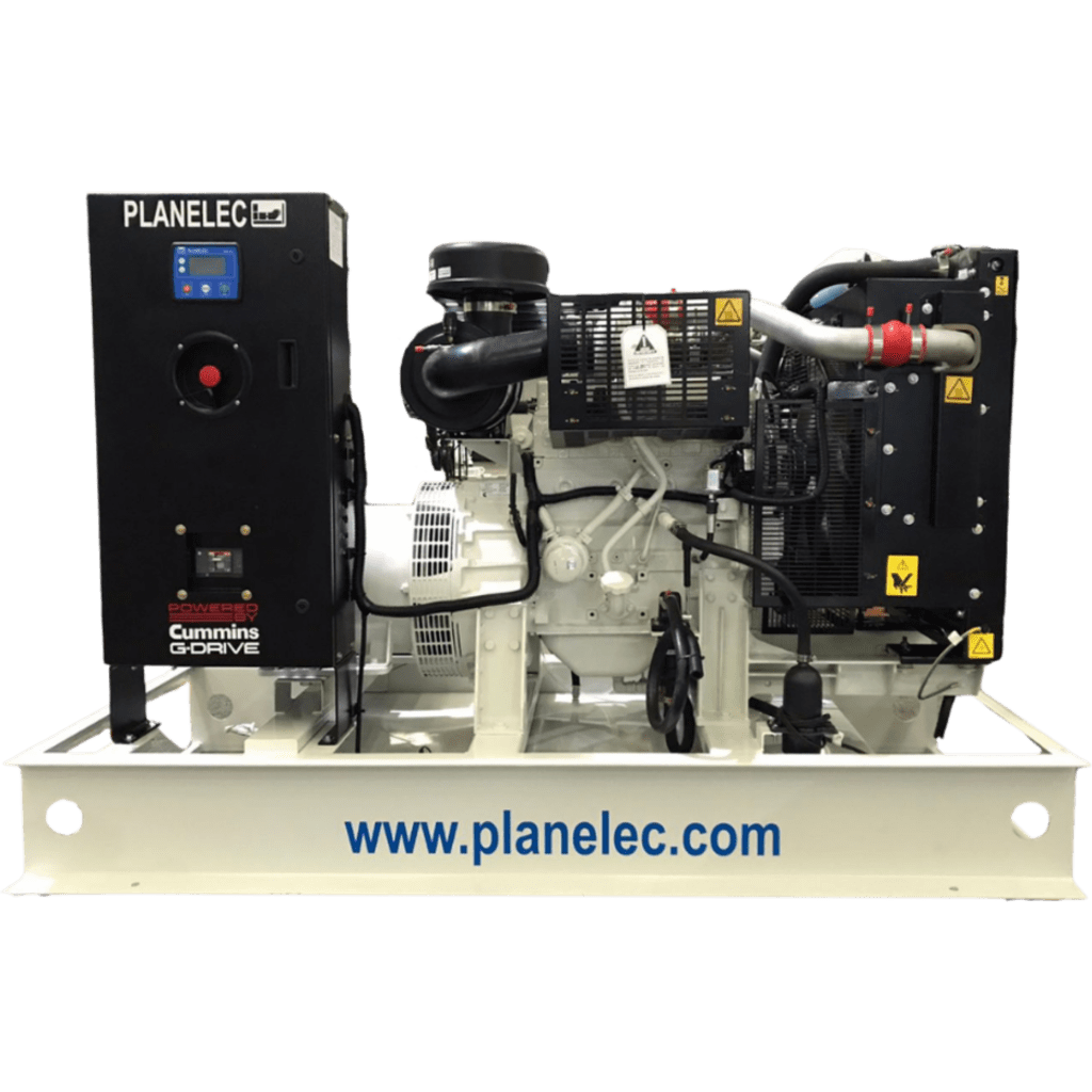 Planta de Emergencia Diesel/ 63 kW (79 kVA) Emergencia / 57 kW (71 kVA) Continuo / 220/127V / Trifásico 4 Hilos / 1800 RPM / Motor Cummins