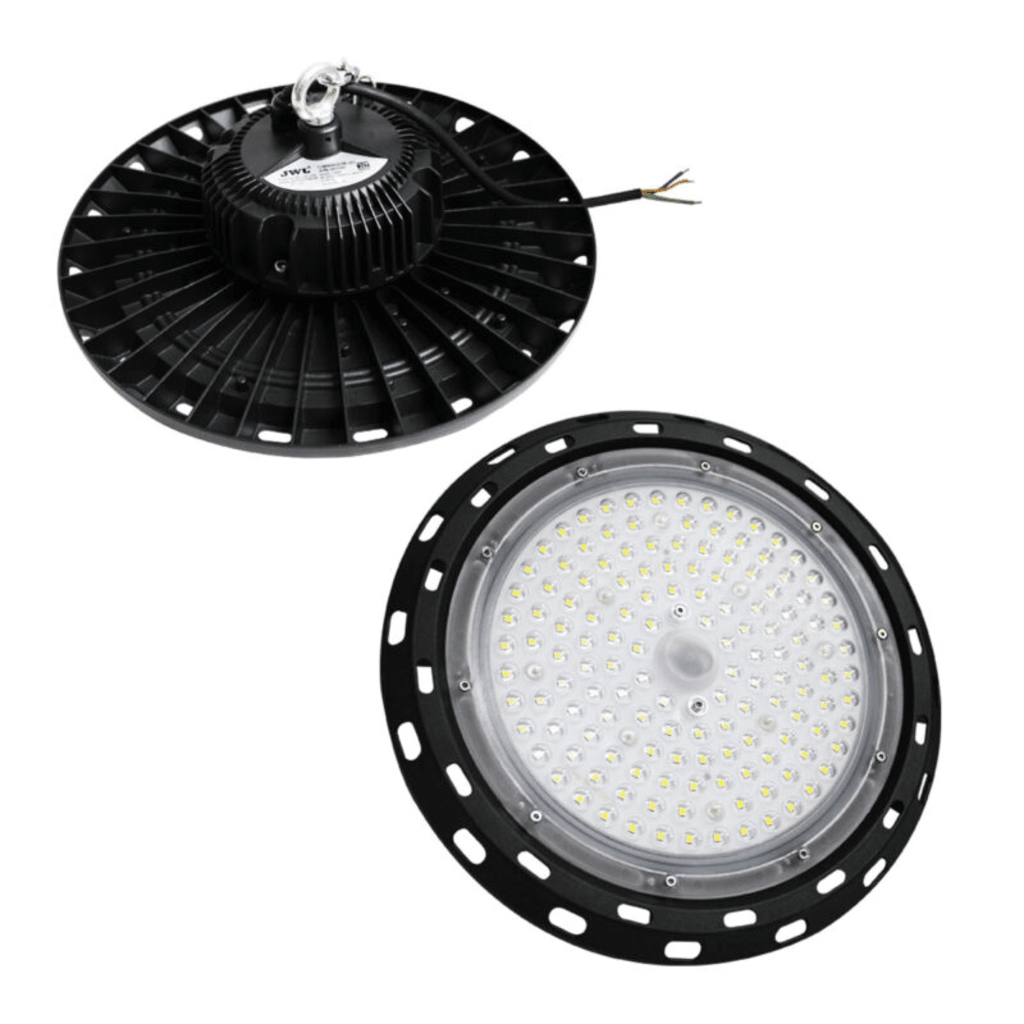 Campana Led Industrial UFO / 100 W / Suspendido / 85 - 265 V CA / Luz Fría 6500 K.