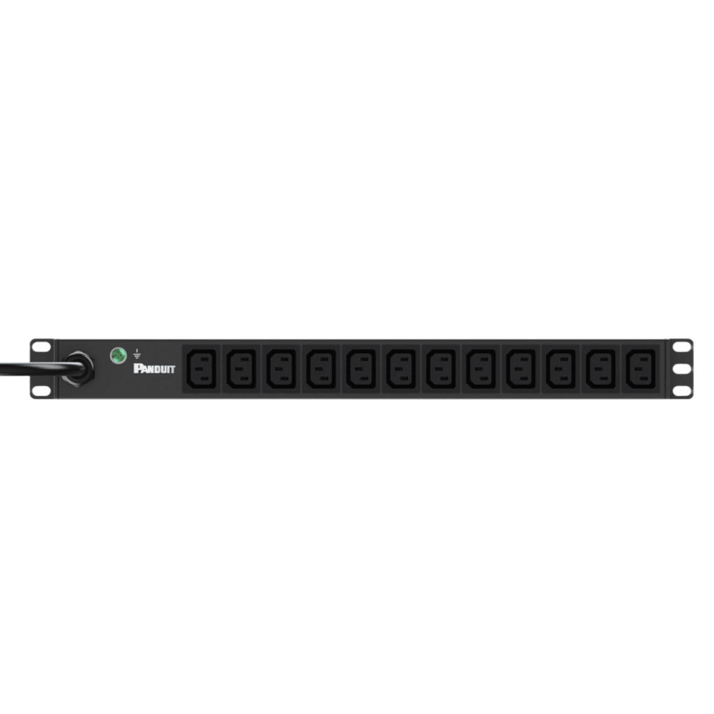 PDU ES2P Básico para Distribución de Energía, Enchufe de Entrada NEMA L6-20P, Con 12 Contactos C13, Instalación Horizontal de 19in, 1UR, 20 Amp, 220