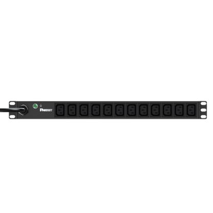 PDU ES2P Básico para Distribución de Energía, Enchufe de Entrada NEMA L6-20P, Con 12 Contactos C13, Instalación Horizontal de 19in, 1UR, 20 Amp, 220
