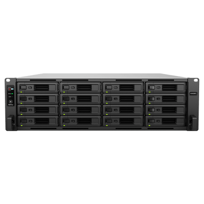 Servidor de Almacenamiento RackStation RS2825RP+ | 16 Bahías | 3U | Hasta 560 TB | Rendimiento 3,519/1,790 MB/s | Fuentes de Alimentación Duales |