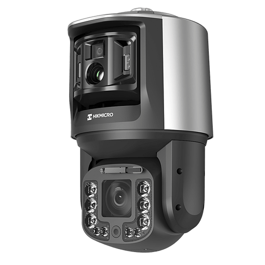 [TandemVu] Domo PTZ IP 4 Megapixel con 40X Zoom con Cámara Optica Fija de 4 Megapixel Cámara Térmica 256 x 192 con Lente 9.7 mm / Protección