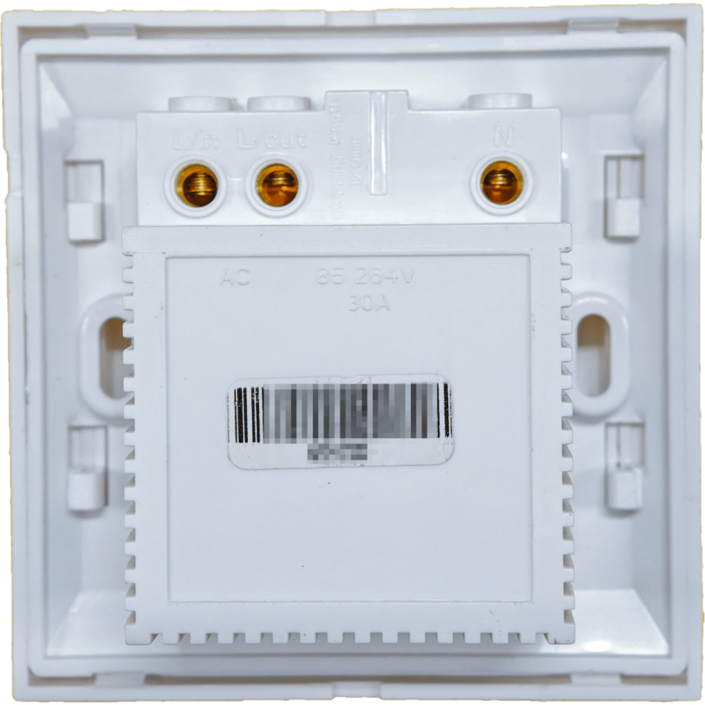 Interruptor de Energía para Hotel / Activación con Tarjeta MIFARE / 110VCA 30A / Compatible M1K y M4K