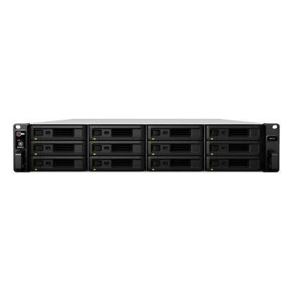 Unidad de Expansión Synology RX1217/RX1217RP | 12 Bahías de Disco | Compatible con SATA 3.5” y 2.5” | Expansión de Volumen en Línea | Fuentes de