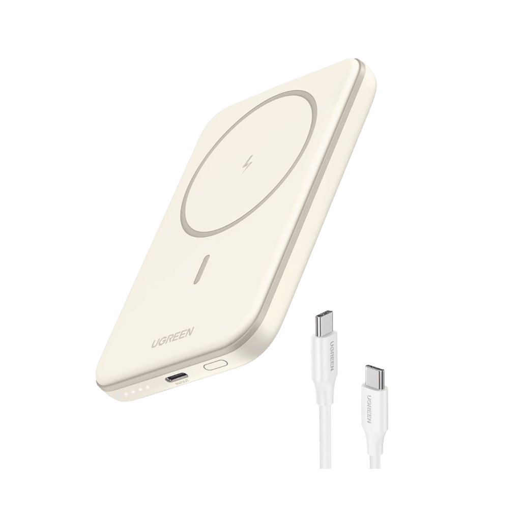 Power Bank MagSafe de 5000mAh | 15W | Carga Inalámbrica y por Cable USB-C | Sistema de Protección Inteligente | Tecnología de Carga Rápida | Ultra