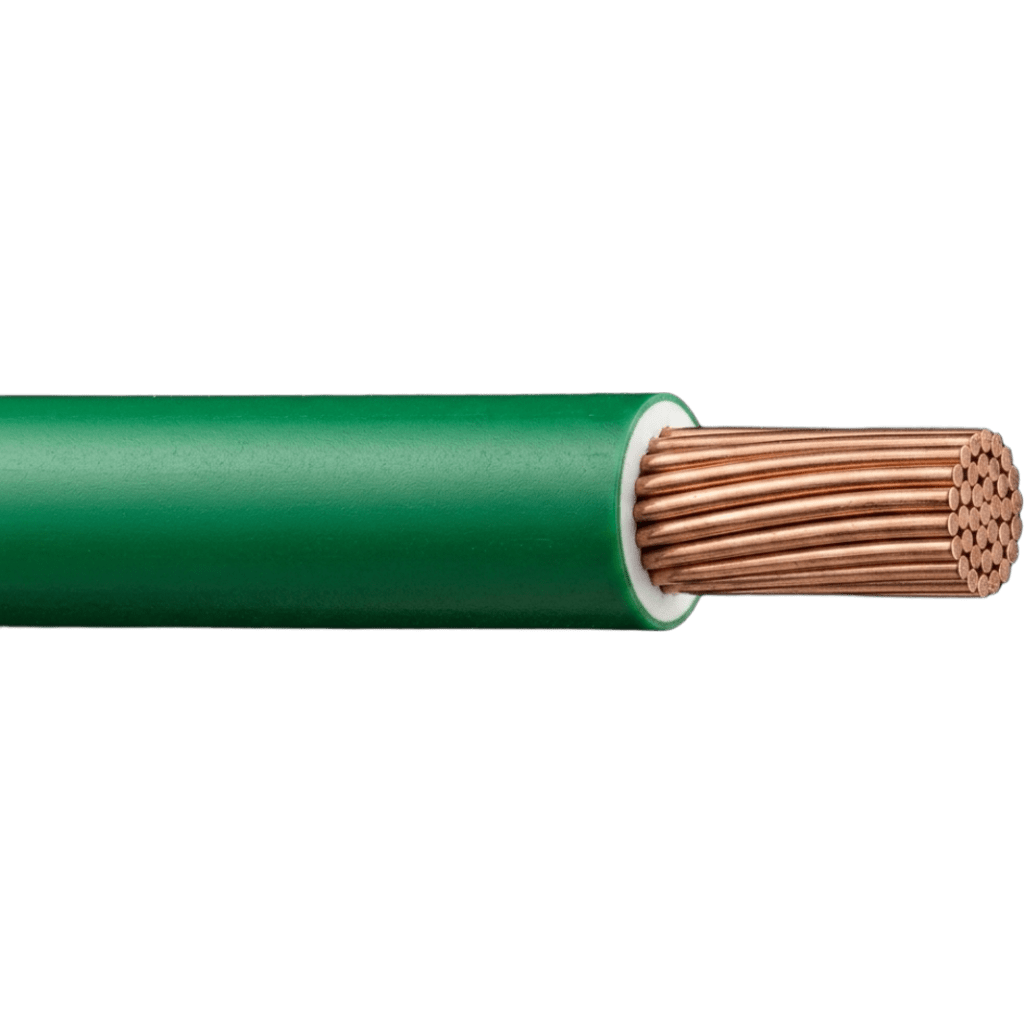 Cable THW-LS / Calibre 12 AWG / 19 Hilos / Color Verde / Bobina 100 m (328 ft)