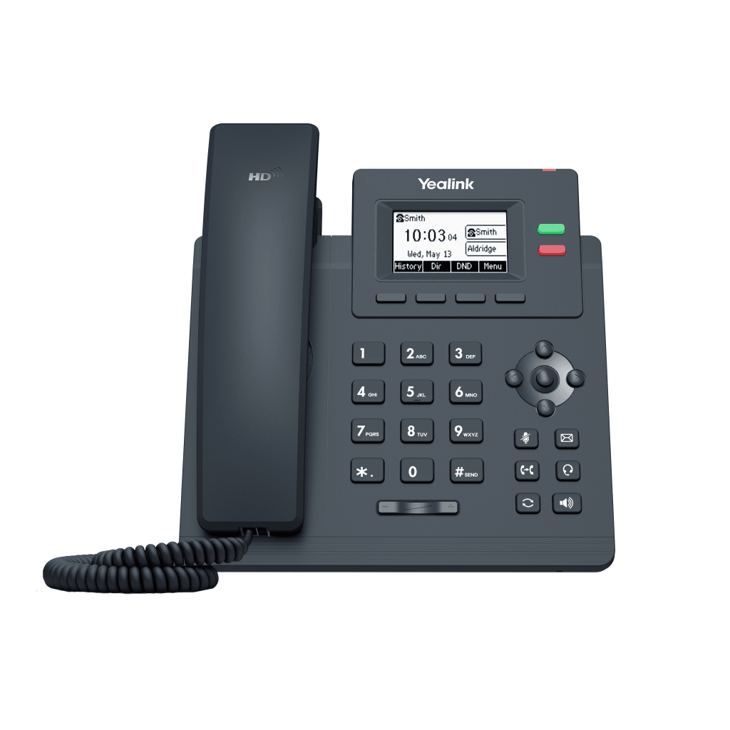 Teléfono IP Empresarial Yealink SIP-T31G con 2 Líneas SIP y Doble Puerto Gigabit Ethernet