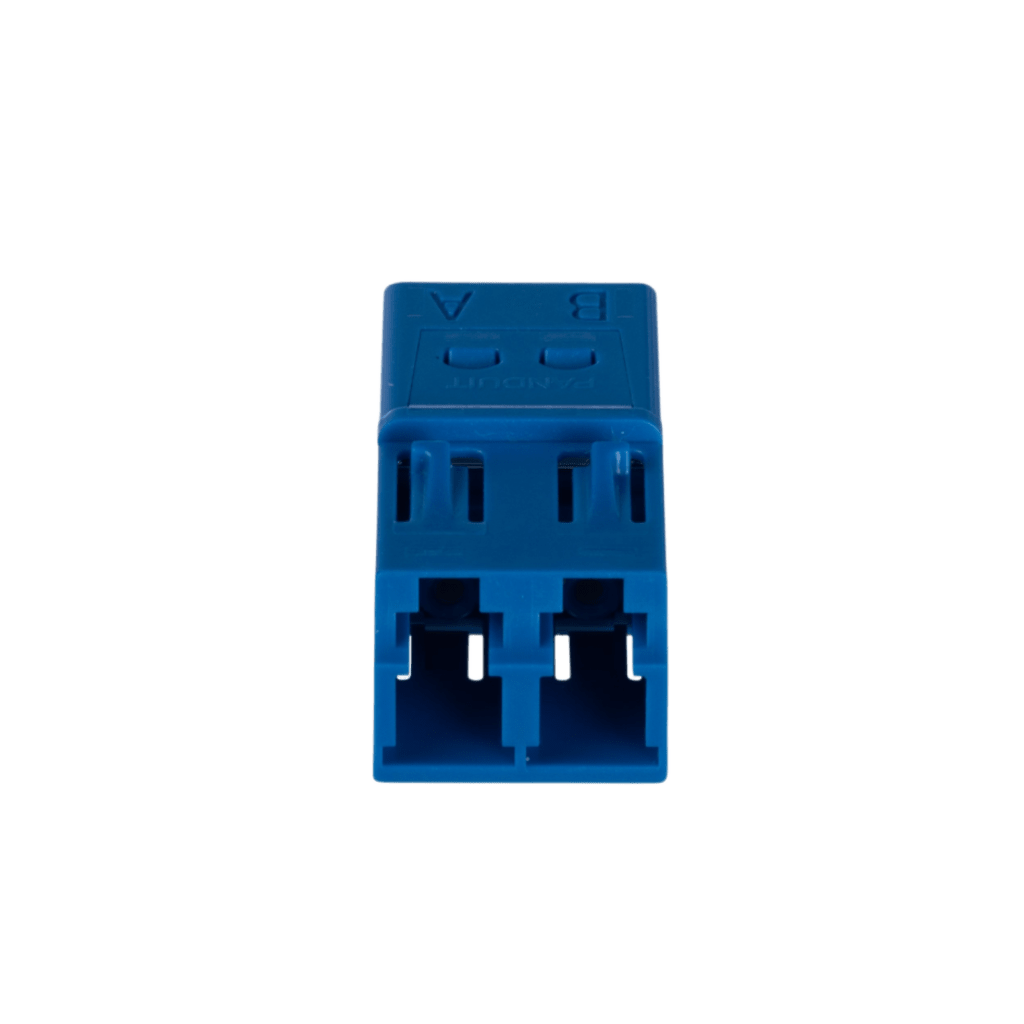 Módulo Acoplador LC Duplex, Para Fibra Monomodo, Color Azul