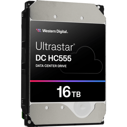 Disco Duro Empresarial WD Ultrastar HC555 / 16TB / SATA 6Gb/s / 7200 RPM / HelioSeal / CMR