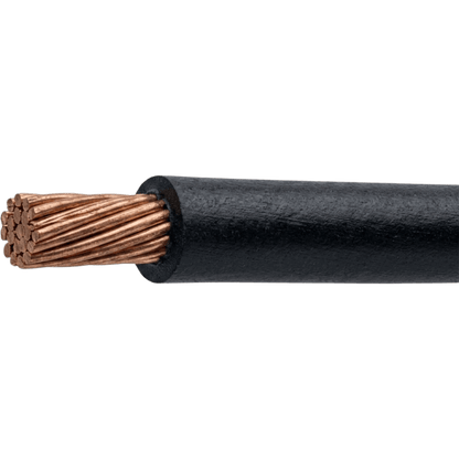 Cable THW-LS / Calibre 8 AWG / 19 Hilos / Color Negro / Bobina 100 m (328 ft)