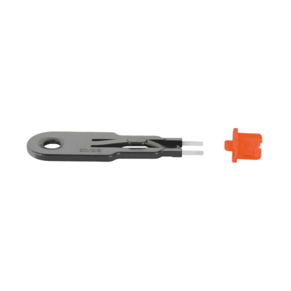 Kit de 10 Dispositivos para Bloquear Puertos USB Tipo B, Color Rojo, Incluye Llave de Extracción