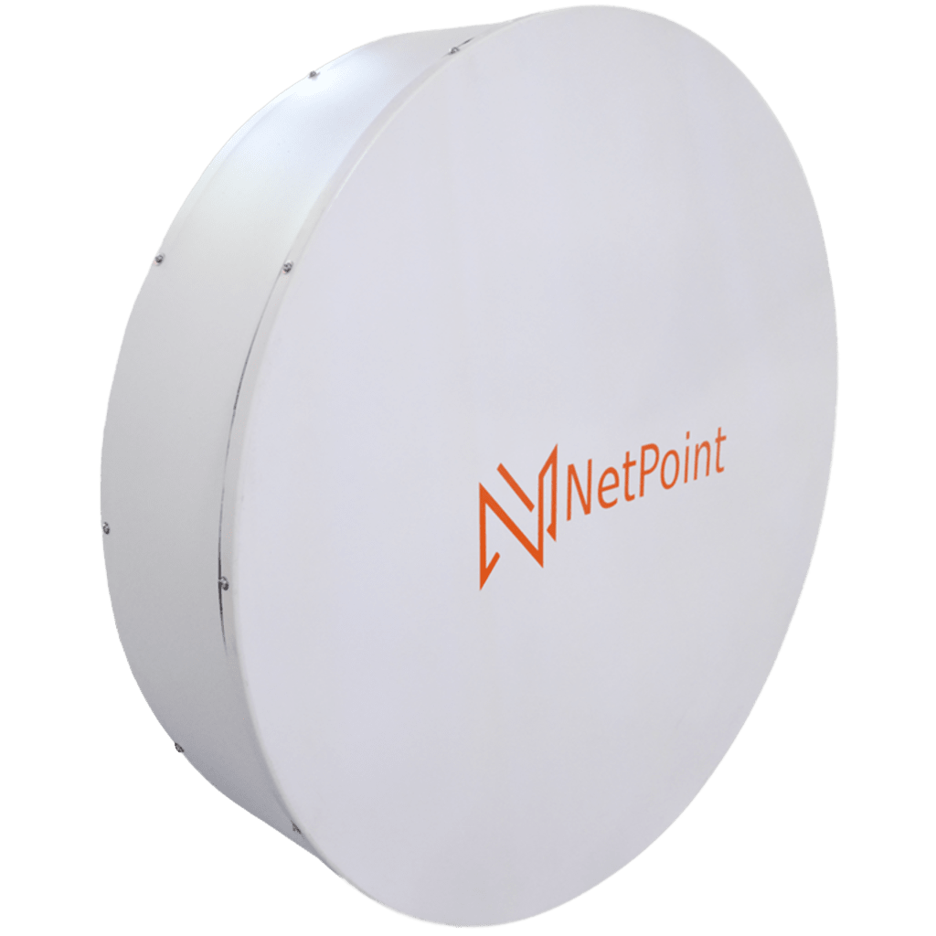 Antena Parabólica MLO de Banda Ultraancha / 4.9-7.2 GHz / Ganancia 30 dBi / Dual Slant 45°-90° / 2 ft (60 cm) / Conector Dual N-Hembra / Incluye
