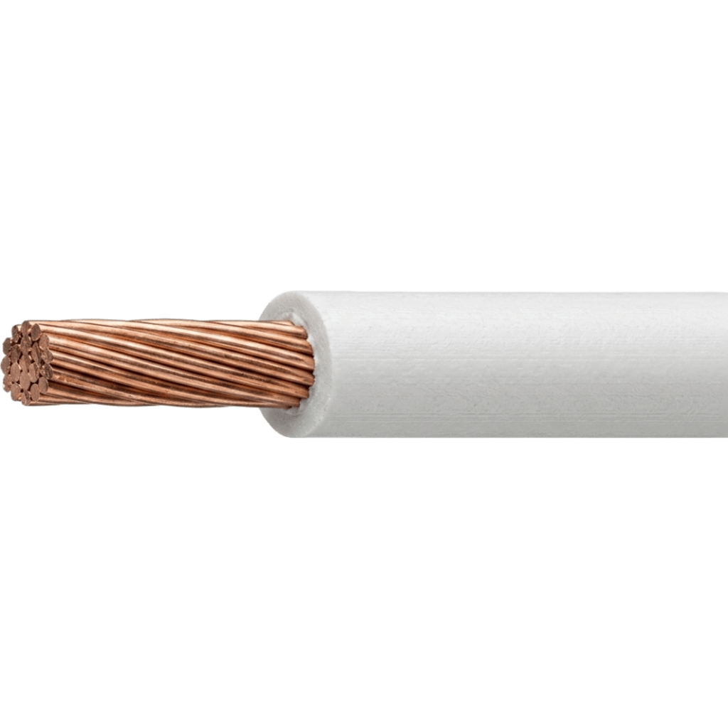 Cable THW-LS / Calibre 12 AWG / 19 Hilos / Color Blanco / Bobina 100 m (328 ft)
