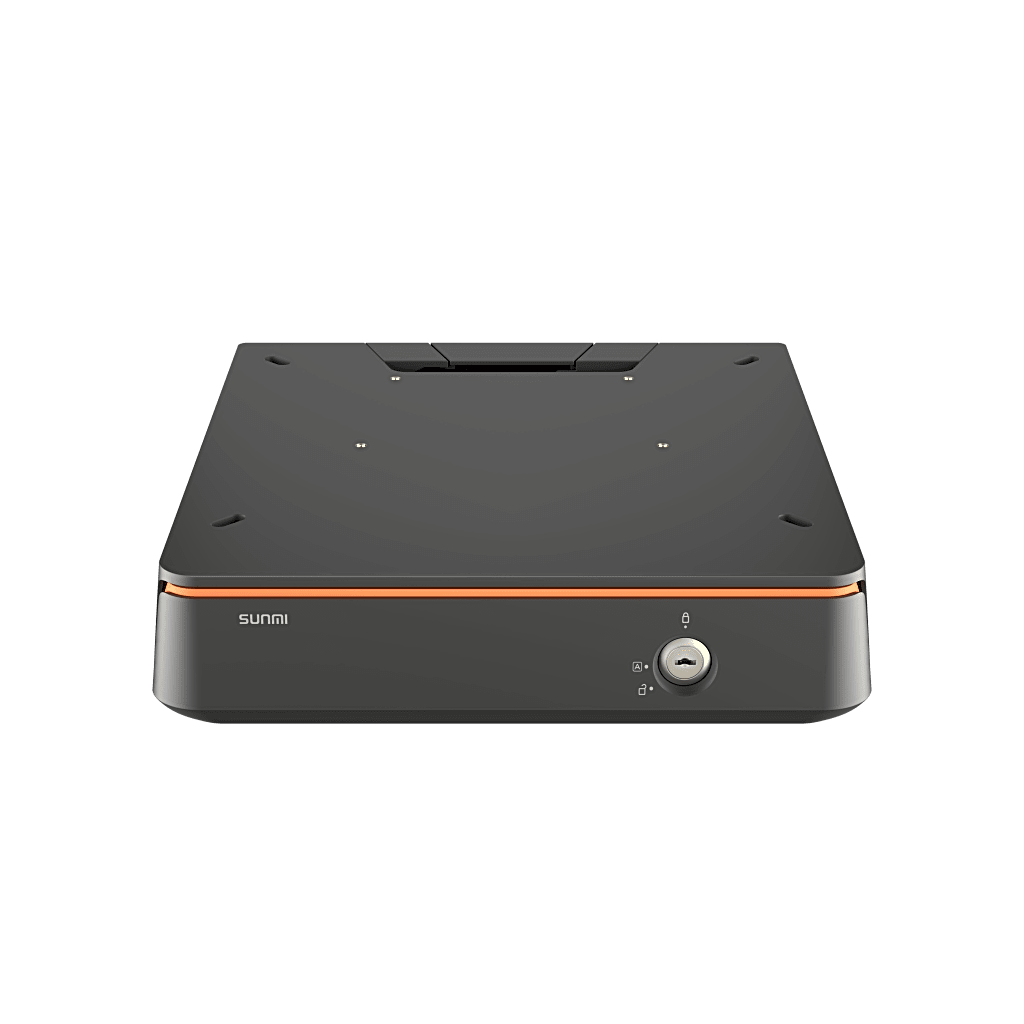 Cajón de Efectivo Mini SUNMI / ABS de Alta Resistencia / 3 Posiciones de Bloqueo / 9V-24V Autoajustable / 1,000,000+ Operaciones / 10 kg Capacidad de