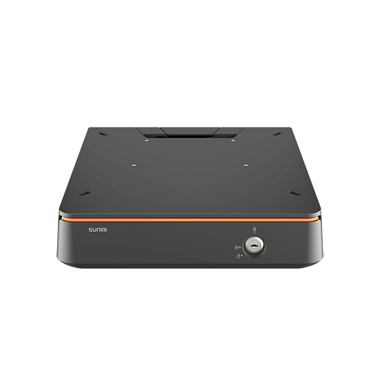 Cajón de Efectivo Mini SUNMI / ABS de Alta Resistencia / 3 Posiciones de Bloqueo / 9V-24V Autoajustable / 1,000,000+ Operaciones / 10 kg Capacidad de