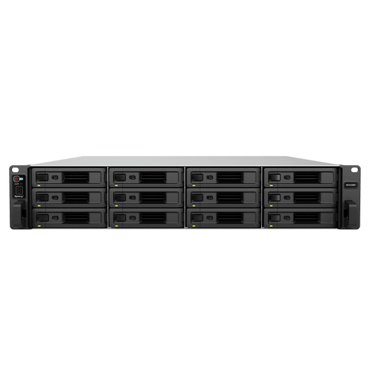 Unidad de Expansión Synology RX1225RP | 12 Bahías para Unidades 3.5" y 2.5" SATA HDD/SSD | Intercambio en Caliente | Fuente de Alimentación