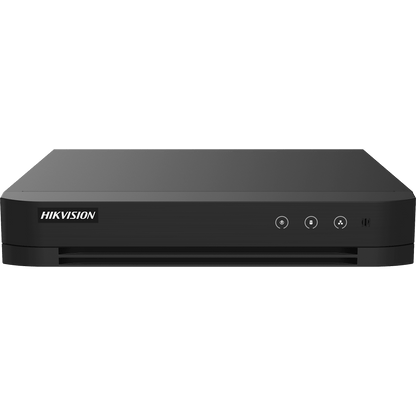 DVR 16 Canales TURBOHD + 8 Canales IP / 5 Megapixel Lite - 3K Lite / Audio Bidireccional / GUANLAN / Reconocimiento Facial / ACUSEARCH / 1 Bahia de