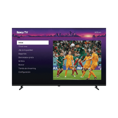ROKU SmartTV QLED 50 Pulgadas / Resolucion 4K UHD / Dolby Audio / 3 puertos HDMI / WiFi / VESA 200x200 mm