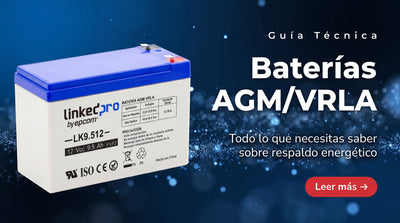 Batería de respaldo 12 V | 18 Ah | AGM | Especial para Seguridad Electrónica | UPS | Sistemas de Emergencia | Vida útil 5 años | Terminales M5